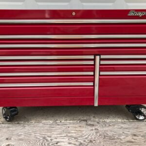Candy Apple Red w/ Chrome Trim 68" EPIQ KETN682 w/ Speed Drawer.