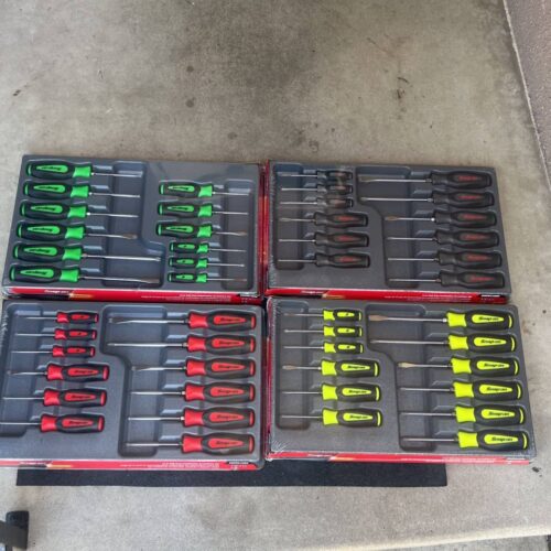 SNAP ON TOOLS 12pc Soft Grip Combination Screwdriver set