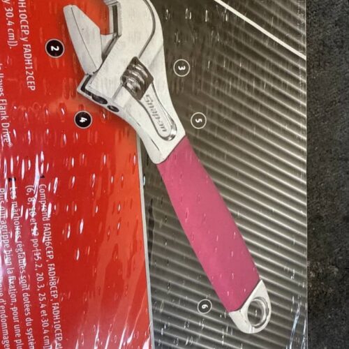 Snap-On ELECTRIC PINK 6″ 8″ 10″ 12″ Adjustable Wrench Set FADH704CEP New