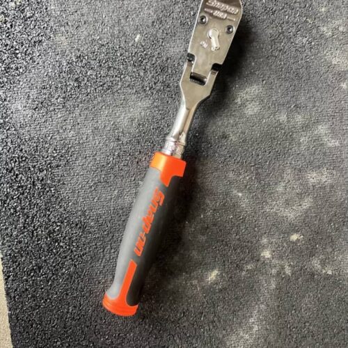 Snap-on Tools USA ORANGE 3/8″ Drive Cynergy Hard Grip Flex Ratchet FHFD100O