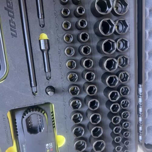 Snap On 262CTSS01Fhv Impact Ratchet Socket Set New Open Box Yellow Foam